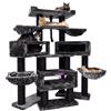 Petrebels Alley Tiragraffi XXL, altezza 200 cm, per gatti di grandi dimensioni, colore: nero