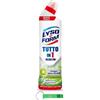 Beni Culinari 10 detergenti per WC Lysoform Tutto in 1 Wc Gel Lime - Detergente per il bagno, efficace contro il calcare 750 ml + portachiavi Beni Culinari