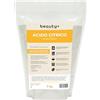 BEAUTY + BY AMZ BETTER Beauty Plus, Acido Citrico Naturale in Polvere, Prodotto Biologico, Ideato per uso Domestico, Ammorbidente Ecosostenibile, Made In Italy, 5 Kg