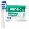 ELMEX Mini Dentifricio Viaggi Elmex, Mini Spazzolino da denti Sensibili, Kit Viaggio - Protezione e Rafforzamento dello Smalto - Formato da Viaggio Compatto 12ml