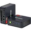 GMKtec M5 Ultra Mini PC Ryzen 7 7730U (Batte il 7430U e il 5825U), 16GB RAM + 1TB SSD Dual NIC LAN 2.5GbE Gaming Computer Desktop, Triple Display 4K@60Hz, WiFi 6E, USB-C, BT 5.2, DP, HDMI 2.0