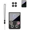 daunke Custodia per console Anbernic RG477V Retro Handheld per videogiochi, morbida cover in silicone con cordino e 4 tappi per tasti, leggera densità antiurto, antigraffio, protezione a tutto tondo, colore