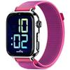 SaveFamily Savewatch Plus 2 Plata Con Correa De Tela Frambuesa - Smartwatch 4g Para Niños