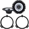 IPNOSIS Kit 2 casse Anteriori ALPINE SXE-1725S 16,5 cm con 2 supporti. Compatibili con Audi A3 03-13, Audi A4 04-08, Toyota Yaris/Verso 99-03, Mercedes W211/C219, Renault Captur 2013, Seat Exeo 08-13.