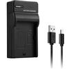 Panlouting Ricambio Caricabatterie USB per NP-40 NP-40DBA NP-40DCA compatibile con Fotocamera Casio Exilim EX-FC100, EX-FC150, EX-Z400, Zoom EX-Z100, EX-Z1000
