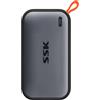 SSK Unità SSD portatili a stato solido esterne da 4 TB, fino a 1050 MB/s USB C SSD Disco rigido esterno USB 3.2 Gen2 per iPhone 15/Pro, Windows, Mac, telefoni e tablet Android