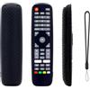 Loshikay Custodia in silicone per telecomando Haier TV HTR-A10AG (nero)