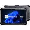 Kayoote ST13 Ultra Rugged Tablet 13.3 Pollici, Win 11 Pro, Processore i5-1235U 8GB RAM 256GB ROM Tablets, IP65 Impermeabile, 8000mAh Batteria, WiFi 6, BT5.2, 4G LTE, GPS, NFC, 13MP+5MP
