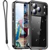 AICase cover impermeabile compatibile con iPhone 17 Pro, anti-neve, anti-polvere e anti-urto, certificata IP68, protezione completa, custodia subacquea completamente sigillata