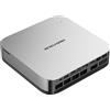 MINISFORUM AI X1 Pro Mini PC, AMD Ryzen AI 9 HX 370 12C/24T fino a 5,1 GHz, Radeon 890M, 64 GB RAM DDR5, SSD PCIe 4.0 da 2 TB, Quadruplo Display 4K, Dual LAN 2,5G, WiFi 7, BT 5.4, OCuLink