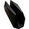CAZSTYK Supporto per notebook per l ' installazione sulla scrivania, Black | Supporto verticale per laptop per notebook a 17 mm spessore Base integrata compatta per l ' archiviazione