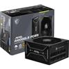 MSI MAG A1000GLS PCIE5 - Alimentatore da gioco compatto completamente modulare, 1000 W, 80+ oro, ATX 3.1 e PCIe 5.1 Ready, cavo nativo bicolore 12V-2x6, a basso rumore, cavo guaina in rilievo, 10 anni
