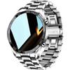 FILIEKEU Smart Watch da uomo per Android iOS, chiamate Bluetooth, chat vocale con cardiofrequenzimetro/monitoraggio del sonno, fitness tracker, schermo Full Touch da 1,3 pollici, IP67, impermeabile,
