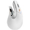 ProtoArc EM11 Pro Mouse Ergonomico con Rotella Scorrimento Laterale, Bianco | per Mani Grandi 19-21,5 cm, Personalizzabile Tramite Browser, 2*Bluetooth + 2,4 G Wireless, Ricaricabile