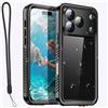 AICase per iPhone 18 Pro Max Custodia Impermeabile Trasparente | Resistente a Neve,Polvere e Urti,Protezione Integrale 360 IP68,Cover Subacquea Completamente Sigillata per iPhone 18 Pro Max