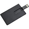 Generico ELLENNE PENDRIVE CHIAVETTA USB 3.0 CARTA CREDITO BANCOMAT 64GB NERO A10 | PENDRIVE CHIAVETTA USB 3.0 CARTA CREDITO BANCOMAT 32 64 128 256GB MEMORIA A10 (Nero, 64GB)