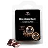 SECRET PLAY Olio Massaggio Brazilian Balls Cioccolato