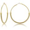 U7 Orecchini Donna a Cerchio 20-80mm in Acciaio/Oro/Nero | Orecchini a Cerchio Donna Acciaio Inossidabile Ipoallergenico Colore Argento/Oro/Nero Stile Minimalismo Regalo Donna