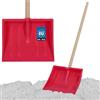 KOTARBAU® Pala da Neve per Bambini - Plastica - 25x20 cm - Rosa - Badile con Manico Legno - Paletta Neve Bambini - Mini Pala - per Giocare All'Aperto