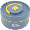 Generic Contenitore per Alimenti Coibentato, Barattolo per Alimenti Lunch Box Termico Contenitore per Pranzo Termico Rotondo Portatile 420ml Lunch Box in Acciaio Inossidabile Doppio