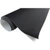 TAPHICEROS Pelle Adesiva per Riparazioni, Nera, 40cm x 500cm, Metro Di Tessuto, Ecopelle Adesiva Kit Di Riparazione Pelle Sintetica Per Sedile Auto Divano Mobili Sedia Fai Da Te