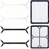 Pyralidsg 4 Pezzi Ferma Lenzuola x Angoli, (70-240CM) Ferma Lenzuola Regolabile, Antipiega Elastici per Lenzuolo con Clip in Acciaio Inossidabile, per Fissare a Lenzuolo, Materasso, Divano