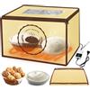 Diealles Shine Cella Lievitazione, Cella di Lievitazione con Riscaldamento e Sensore di Temperatura NTC, Scatola Lievitatore per Impasti per Casa Pane Pizza Yogurt 40 x 33 x 25 CM