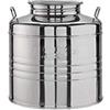 OLIVARI BIDONE FUSTO CONTENITORE ACCIAIO INOX PER OLIO OLIVARI LT. 30.