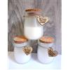 Nomart Set di 10 candele personalizzate - regalo per ospiti di nozze, ricordo comunione, regalo battesimo - candela profumata vaniglia personalizzata