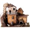 Holyart Casolare a due piani presepe 4 cm 20x20x15 cm