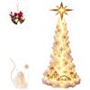 Generic Christmas Magic Trail - Lampada da parete con scritta A Little Xmas Magic | Luci LED calde, accenti fiocco di neve, scena villaggio invernale, montaggio a parete, decorazione per interni