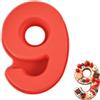 Vicloon Stampi Numeri Grandi, Stampo Torta Numero 9, Antiaderenti e Rilascio Rapido Tortiera Silicone, Stampi con Forme Particolari per DIY Torta, Matrimonio, Compleanno, Anniversario, 7,48x10,24 Zoll