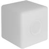 EMPOTEC 569559 Lampada Cubo LED con Speaker Bluetooth, 7 Colori RGB, 20x20 cm, con Telecomando, per Giardino e Terrazzo