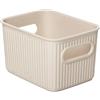TATAY Scatola Portaoggetti Ecohome Senza BPA Design Compatto Versatile | Scatola Portaoggetti Casa | Capacità 1,5 L | Misure 12.5x16.4x10 cm | Plastica 100% Riciclata | Manici Integrati