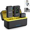 MICROFONO LAVALIER WIRELESS CM28 MAX A BAVERO CON CUSTODIA DI RICARICA - AUDIO P