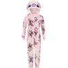 Disney Tutina da bambina in pile, motivo: Lilo e Stitch, motivo: angelo, colore: rosa