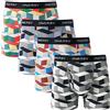 INNERSY Boxer da uomo con apertura, traspiranti, confezione da 4 pezzi