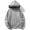 FDTURES 24ss alla Moda BAP Testa di Squalo Coppia Casual Doppio Cappello Camouflage Hoodie-color4||S