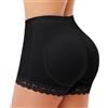 Junlan Fajas Colombiane Mutande Push Up Glutei Donna Vita Alta con Pizzo Elastico, Guaina Modellante Invisible Controllo Ventre Fianchi Senza Cuciture Intimo Snellente per Uso Quotidiano e Abiti