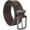 No Limits Cintura Uomo in Vera Pelle con Borchie, Alta 4 cm, Fibbia Nickel Free, Accorciabile, Con Scatola