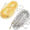 YARNOW Catene per Reti da Pallavolo per Arbitri, Attrezzatura di Misura in Acciaio Inox, Strumento Portatile per Misurare Altezza Rete, Uso Sportivo e Allenamento Outdoor, Set da 2 Pezzi