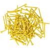 Tofficu 100 Pezzi Tee da Golf in Legno Giallo da 8,3cm per Sport All'aperto | Tee in Legno, Colpi Lunghi e Diritti, Attrito Ridotto, Tollera 100 Impatti