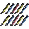 MOBUTOFU 10 Pezzi Portafilo da Pesca in Plastica Clip per Canna da Spinning | Organizza Filo e Riduce Grovigli, Accessorio Portatile per Barca e Attrezzatura, Cuscinetti in Schiuma Colore Casuale