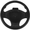 YARNOW Steering Wheel per Golf Cart da 14 Pollici, Mozzo a Razze in Poliuretano Nero, Ergonomico, per Controllo e Comfort di Guida