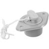 OSALADI Valvola di Scarico per Kayak Gonfiabile PVC Bianco 33 MM | Tenuta Affidabile, Impedisce L'ingresso D'acqua, per Scafo Gonfiabile e Fori di Drenaggio Marini