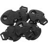 DOITOOL 6 Pezzi Numero Golf Rotante in ABS Nero, Identificazione | Tag Flessibile Numerazione Completa, Minimalista, Accessorio per Coprimazza e Pratica Sul Campo