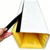 HPHDFS Protezione Palo Basket Quadrato, Imbottitura Sicurezza Robusta | Spessa protezione schiuma EPE superficie resistente agli agenti atmosferici garage(White,8.5x8.5(21.5x21.5cm))