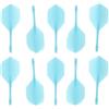 VALICLUD 10 Pezzi Alette per Freccette Leggere in PP Blu, Riducono Attrito | Accessori Portatili per Stabilità e Velocità, Adatti a Punte Freccette Soft Dart, Colore Blu