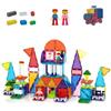 PicassoTiles Set di 333 Piastrelle Magnetiche 3D per Costruzioni, Gioco Creativo per Bambini dai 3 Anni in su