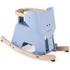 Janod - Dondolo a forma di elefante in legno - Giocattolo per bambini e neonati - Favorisce lo sviluppo del senso dell'equilibrio - Dotato di sistema di protezione contro il ribaltamento, poggiapiedi, sella removibile e maniglie di sicurezza - Adatto …